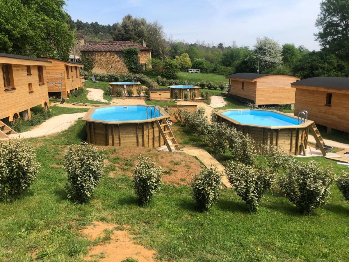 Roulottes Gite Du Perigord Noir Lavaur  Εξωτερικό φωτογραφία